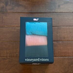 New in Box Vineyard Vines Men’s  Peruvian Cotton Blend Colorful 3 Pack Socks